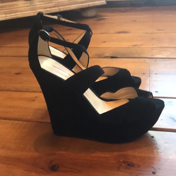 Alexandre Birman black suede wedges - Picture 2 of 7